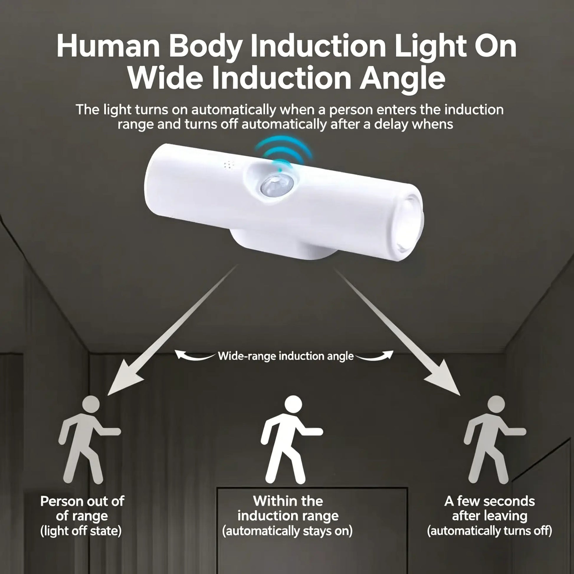 “Buy One Get One Free – Rechargeable Smart LED Night Light with Motion Sensor – RGB Gradient Ambient Lighting, Dimmable Wall Lamp, Stick Anywhere Magnetic Design, Long Battery Life & Auto-On Mode, Ideal for Bedroom, Stairs, Entryway & Holiday Decor